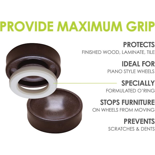 Store, skridsikre puder, Chokolade