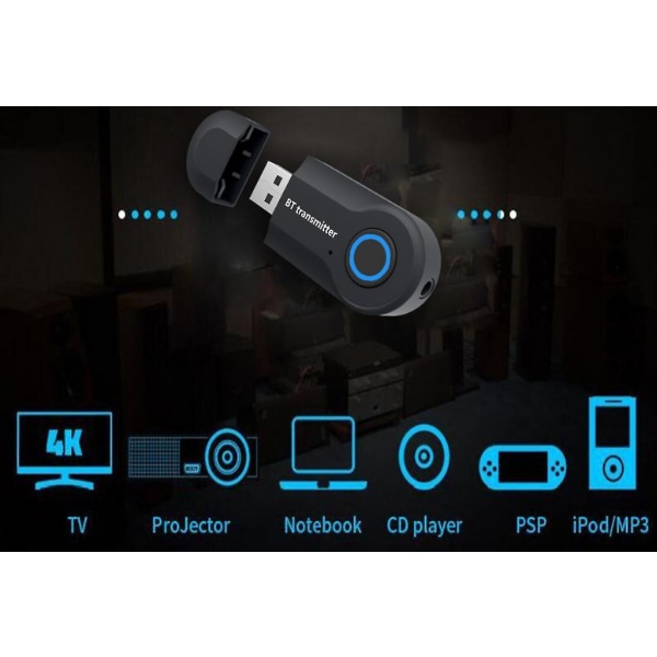 Usb Bluetooth Audio Adapter Aux Bluetooth Sender Tv Pc Universal Bluetooth Musikk Sender