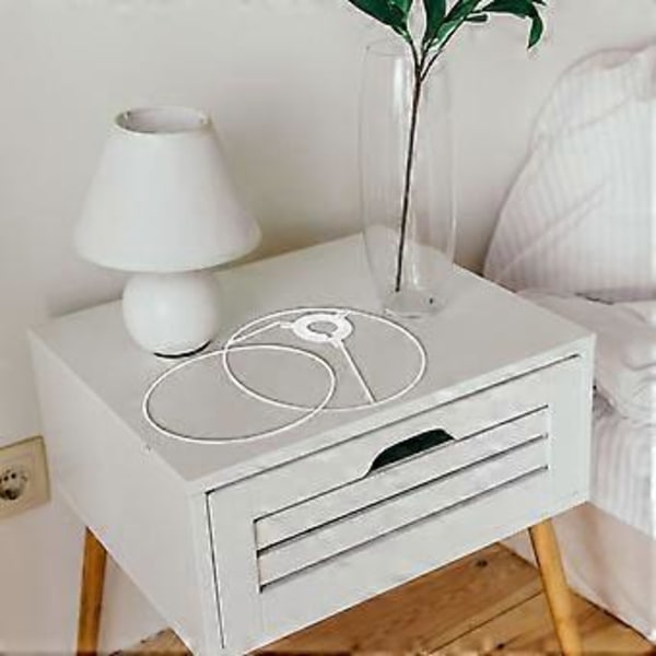 1 Sæt Lampeskærm Ramme 25cm Lysekrone Lampe Fikseringsring DIY Trommering Lampeskærm