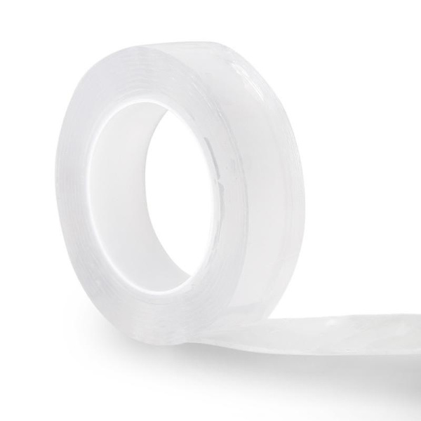 1/2/5m Dobbeltsidet Nano Tape Genanvendelig Vandtæt Vægklistermærke Ikke-mærkende Og Vaskbar Selvhæftende Gennemsigtig Tape