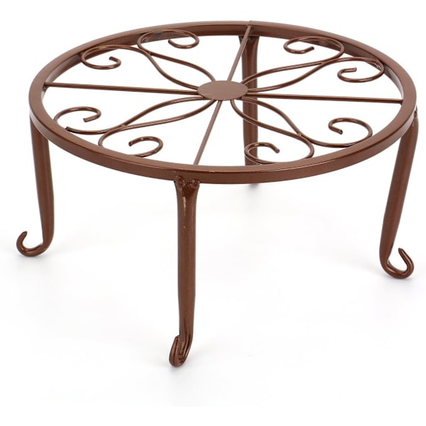 3 stk planteholdere for blomsterpotter runde metallblomsterpotter plante