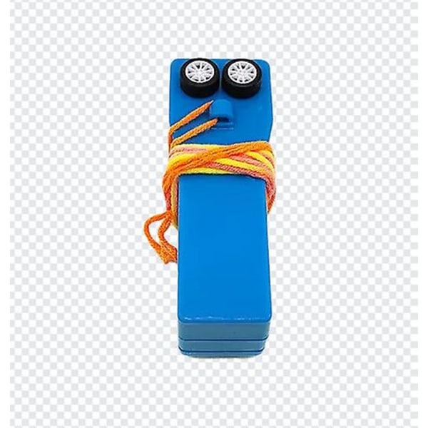 Repskyttare Thruster Zip String Rope Propeller Leksak Med Repkontroll Intressant Kul Electirc Repleksak（ny blå）