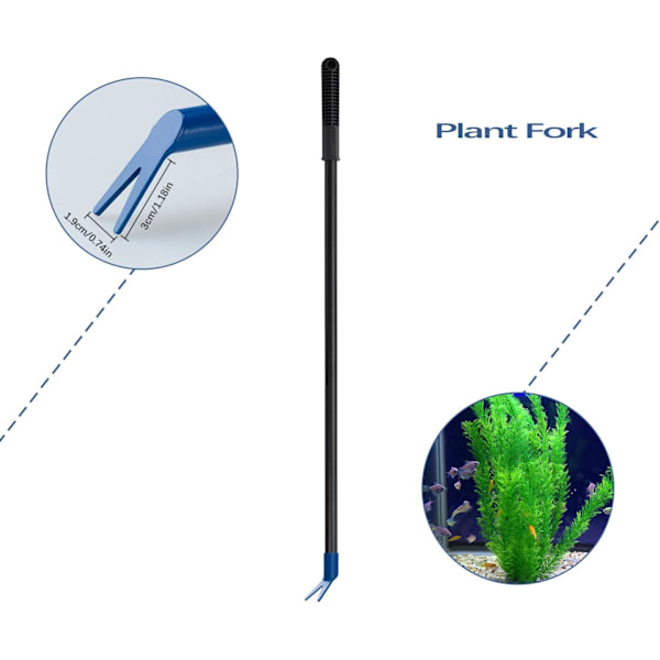 Akvarie Rengörings Kit Tillbehör Fisk Skrapa Akvarium