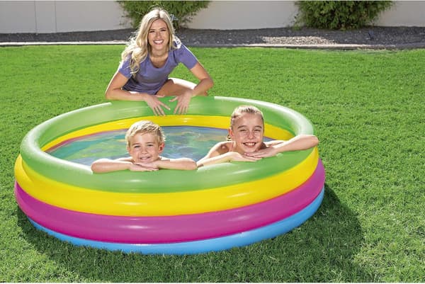Sommar solnedgång glöd design för barn - 147*33cm