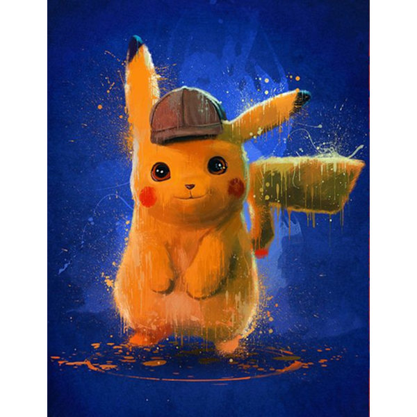 5d timanttimaalaus Pikachu DIY täysi timanttibrodeeraus koristeellinen