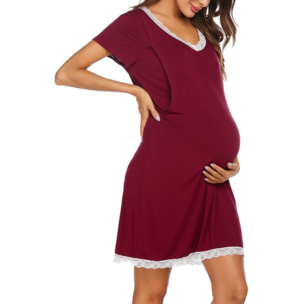 3 in 1 Delivery/Labour/Nursing Soft Nightgown Maternity Hospital