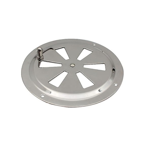 2 stk. ventilationsgitter i rustfrit stål, åbning og lukning