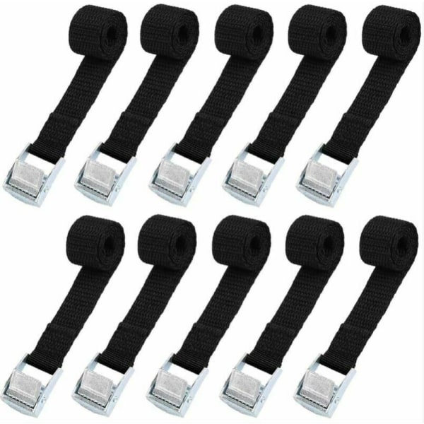 10 st 2,5 cm cm spännbandssats för motorcykel/bil/cykelställ