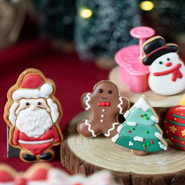 Kakformar, 2-pack, pepparkaksmän, 7,2 * 5,5 cm, 5 * 4 cm