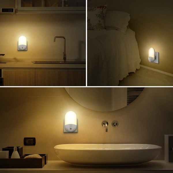 Creative Gift Light Control LED Smart Night Light Bedside Night L