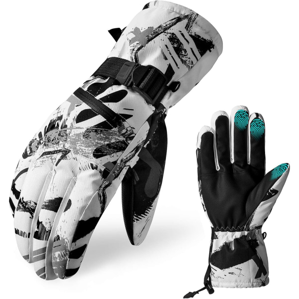 M-Ski handskar för män och kvinnor - Pekskärms varma vinterhandskar,