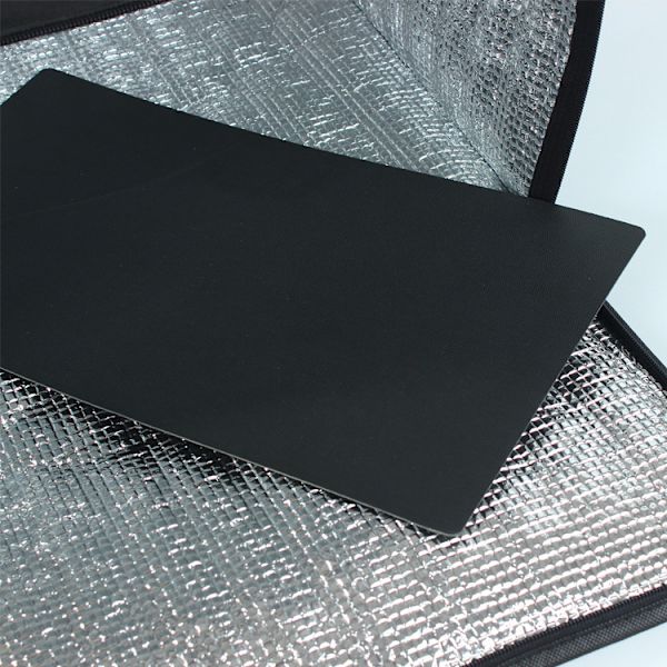 Stoff flaskeholderposer for flasker Flasketransportpose med rom for 6 1,5 liters flasker for oppbevaring Vann Vin Øl 38x25x35CM