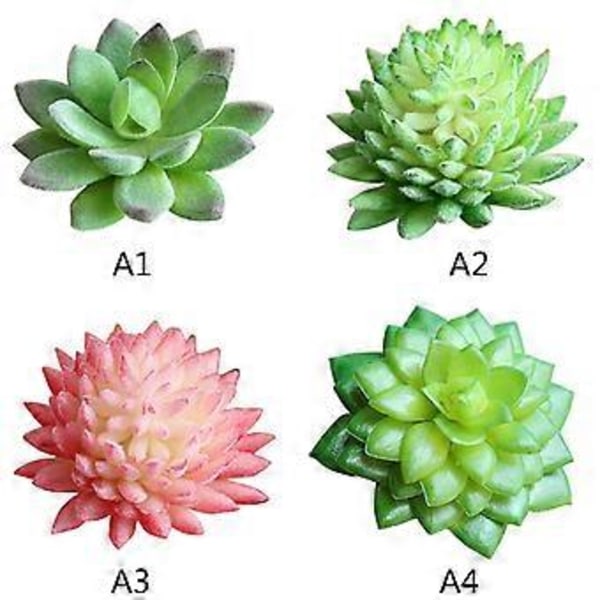 Grønne DIY Kunstige Sukkulenter til Kreativt Blomsterdesign og Boligindretning