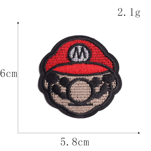 17 stycken broderade strykmärken för kläder, jackor, ryggsäckar, skor och kepsar för barn och vuxna