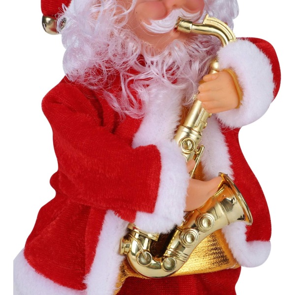 30cm Stående Jultomte Handgjord Jultomtefigur Julgammal Man