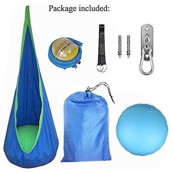 Hamlock Pod Swing Balkong Lazy Hängmatta Swing Utomhus Vagga Hängande Stol För Barn