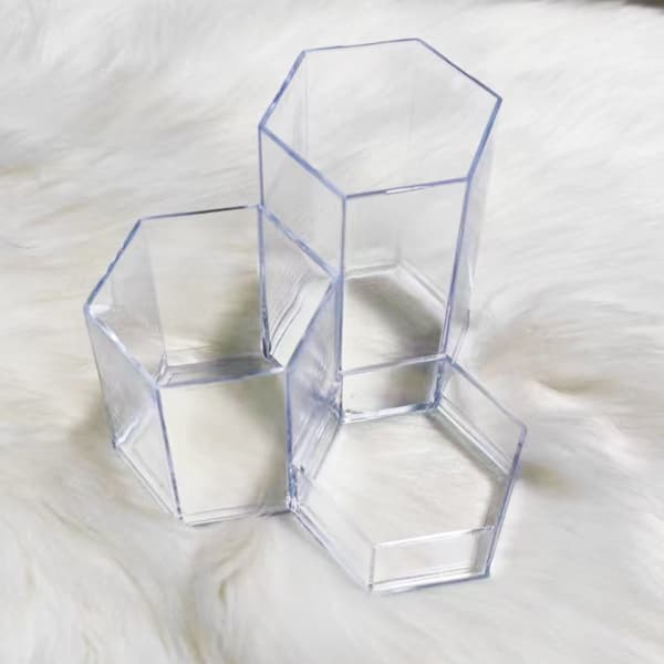 Glas og Metal Makeup Penselholder - Makeup Organizer - Penholder