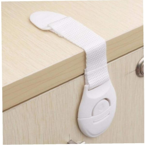 1pc Door Lock Cabinet Cupboard Fridge Safety Safe Cloth Belt Lock