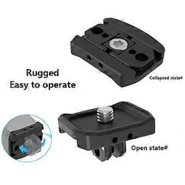 Magnetisk hurtigutløser basefeste for Pocket 3 kamera ekspansjonsadapter 1/4 tommers fast holder bærbart stativ tilbehør