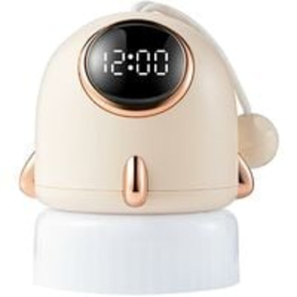 Bærbar LED nattlys stjerneprojektor bærbar stemningslys (Beige)