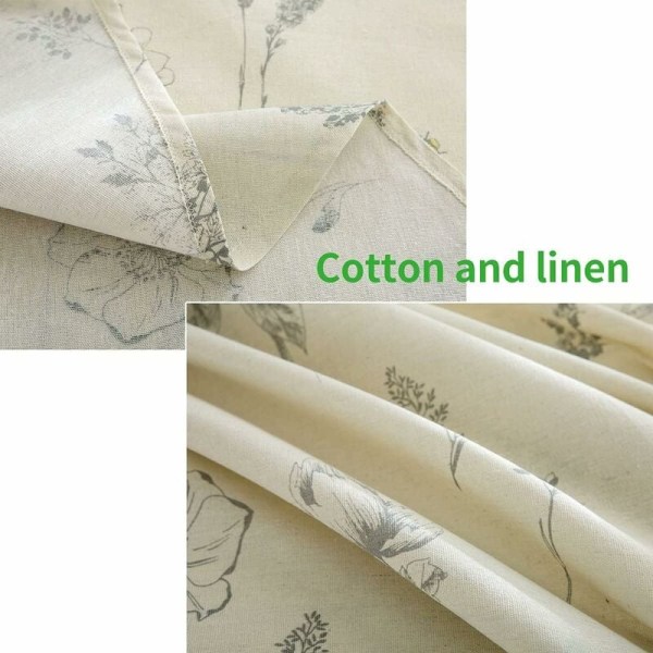 Rund bordsduk Beige Tryck 150cm, Liten Rund Bordsduk Rund Bordsduk Bomull Linne Rund Bordsduk Används för Matbord, Vardagsrum, Picknick