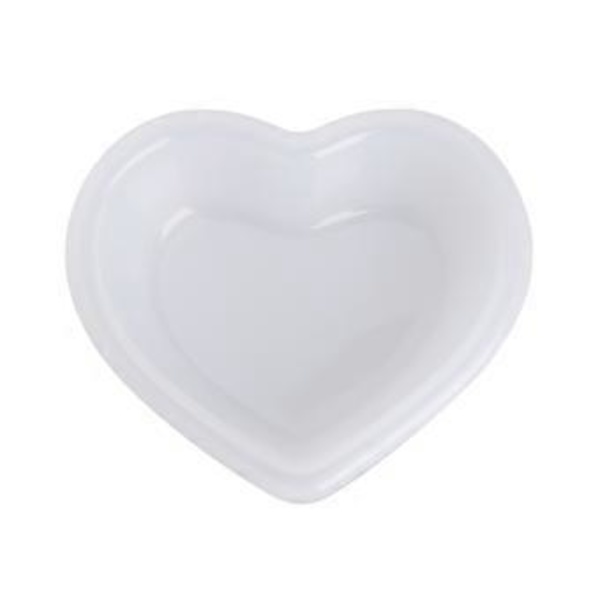 Hjerte Firkant DIY Epoxy Resin Form Håndlavet Disk Plade Smykkefremstilling Silikoneform Nem Frigørelse til Kage Håndværk Dekor Klar