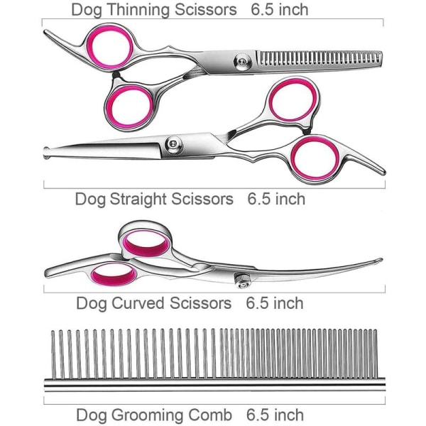 Hundesakssett med avrundede sikkerhetsspisser, profesjonelle st