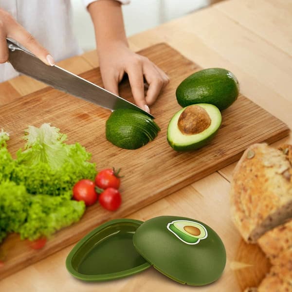 Løg og avocado køleskabsbeholder sæt