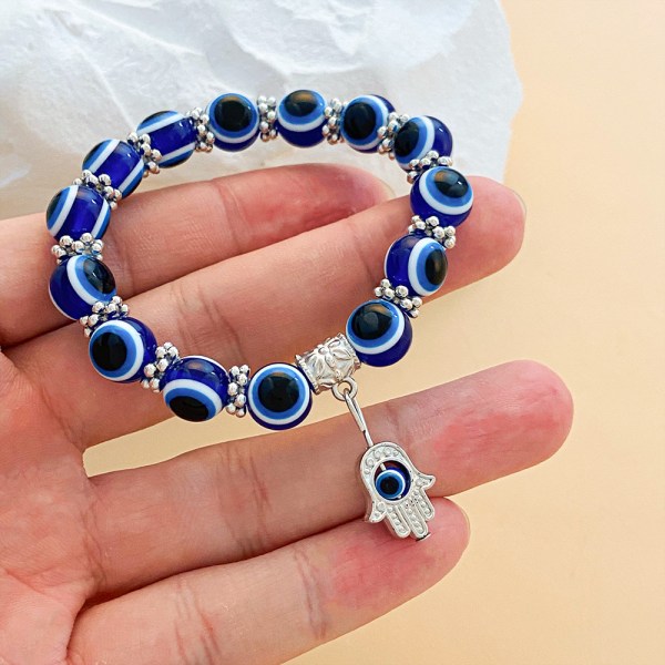 Evil Eye Bead Bracelet Hand Fatima Beaded Charm Bracelets Bl