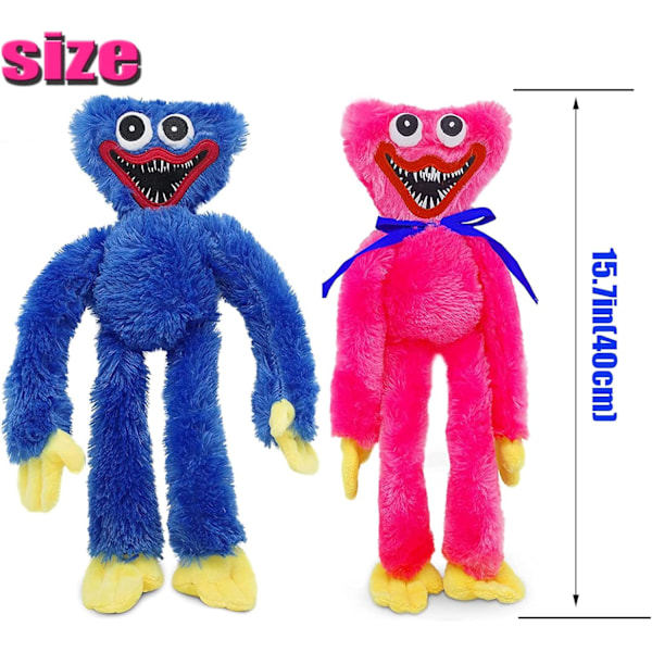 2-pak Huggy Wuggy myke leker, Poppy Playtime Huggy Wuggy, Poppy Pl