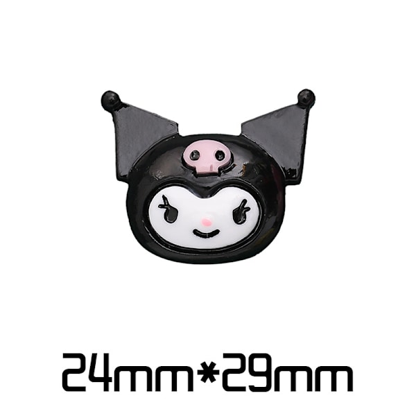 7 st Kuromi Cinnamon Dog Resin Prydnader, Handgjorda Prydnader