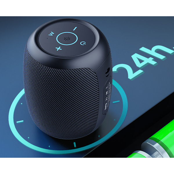 IPX7 Vanntett bærbar trådløs Bluetooth-høyttaler, HD Stereo an