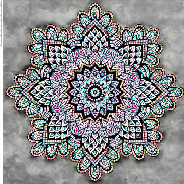 30x40 cm 5D DIY Diamantmaleri Komplett, Blomsterinteriør