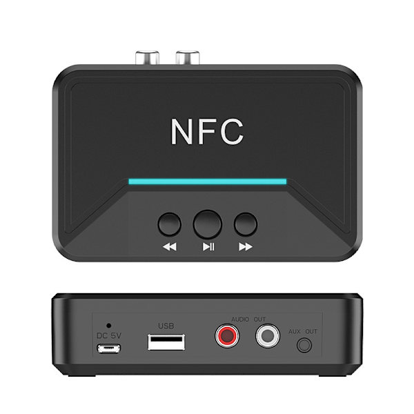 NFC5.0 Bluetooth-modtager 3,5 mm Bluetooth-lydmodtager gammel computerhøjttaler til trådløs Bluetooth