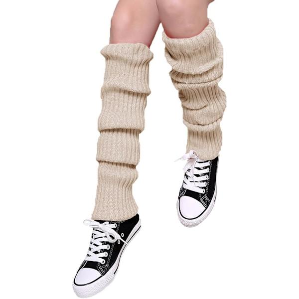 Naisten muodikkaat neulotut leggings-sukat pitkät virkatut legginssit