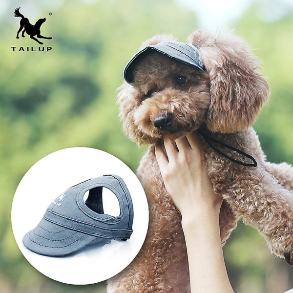 Pet Cat Caps Puppy Summer Solid Oxford Cap Dog Baseball Visor Hat Outdoor Sun Bonnet Cap Chihuahua Pet Accessories（M）