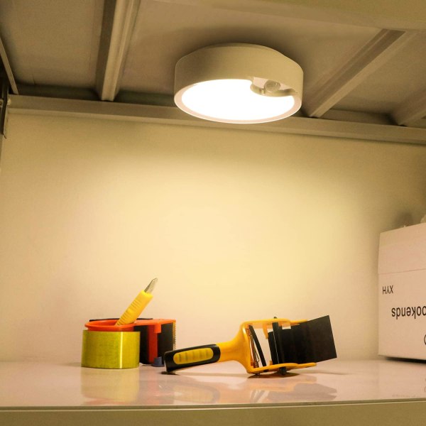 Yurnero 80 LED batteridriven rörelsesensor garderobsljus med 4