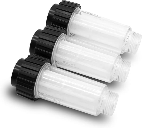 Vattenfilter med filterinsats för alla högtryckstvättar med 3/4\"