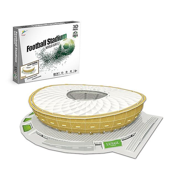 3D Arena Pusselmodell Byggmodell Modellbyggsats Fans Souvenirer（B）