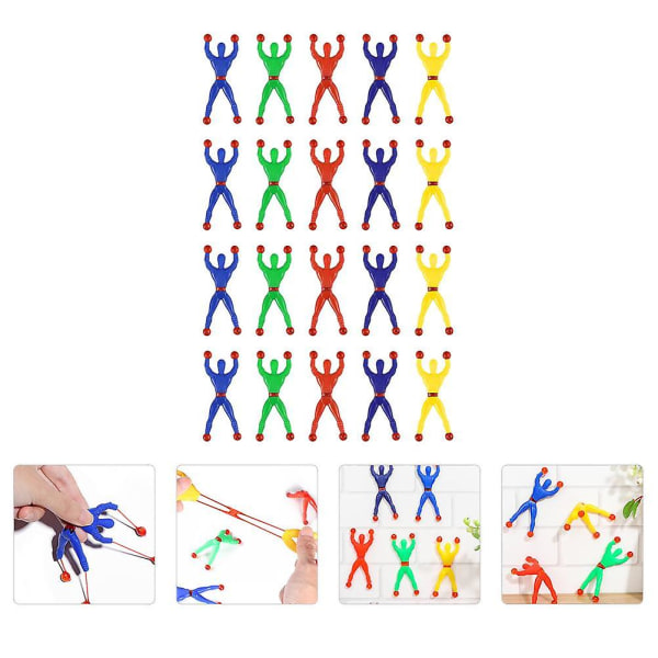 Sticky Toy Man Toys Wall Men Kids Climbers Climbing Hands Crawler Funny Bugs Window Rolling Interactive Party