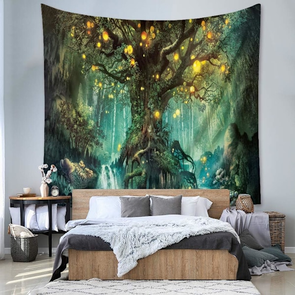 1 kpl 200 x 150cm Elämänpuu seinävaate Elämänpuu, Psychedel