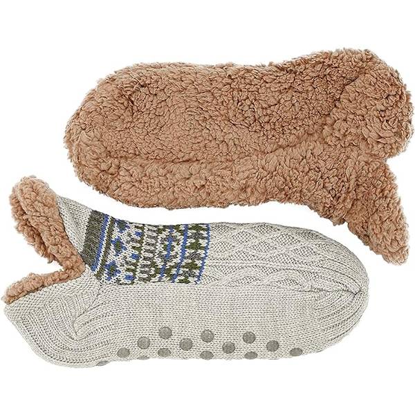 Männs strumpor, fluffiga ullstrumpor, storlekar 40-42 inomhus hem