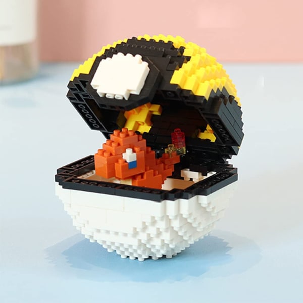 Miniblockmodeller,Blockleksak,525st Nano-Miniblock,Pussel 3D DIY Jouet éducatif,Cadeau pour garçons Filles och Fans d'anime och collectionneurs