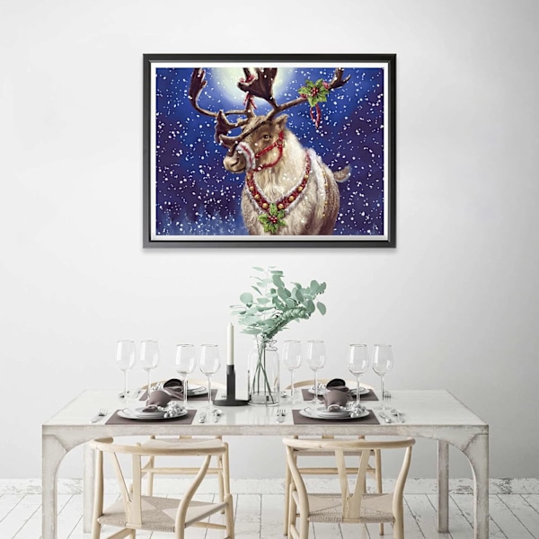 (15) DIY Diamantmålning Julset, 5D Julbroderi D