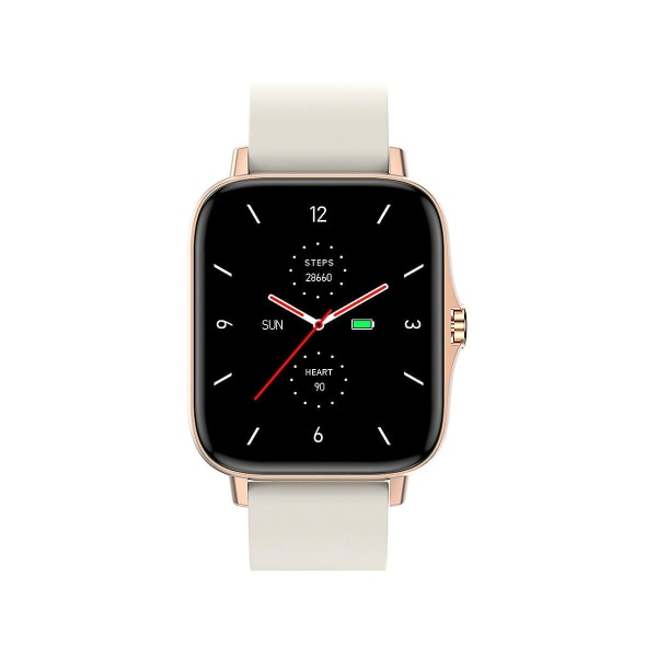 T42 Fitness Tracker 1,69\" Full Touch Screen Bluetooth-samtale Smart Watch Musikk Bevegelse Vanntett Klokke for Kvinner