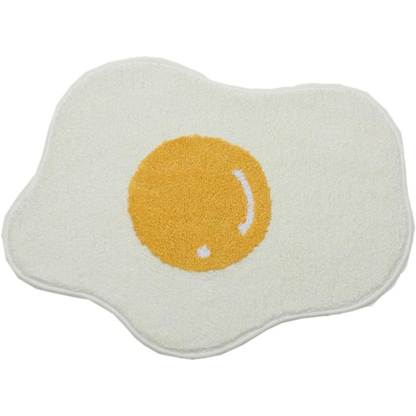 Kylpyhuoneen matto, 18\" x 25\", hauska, söpö, superpehmeä, pörröinen, shagg