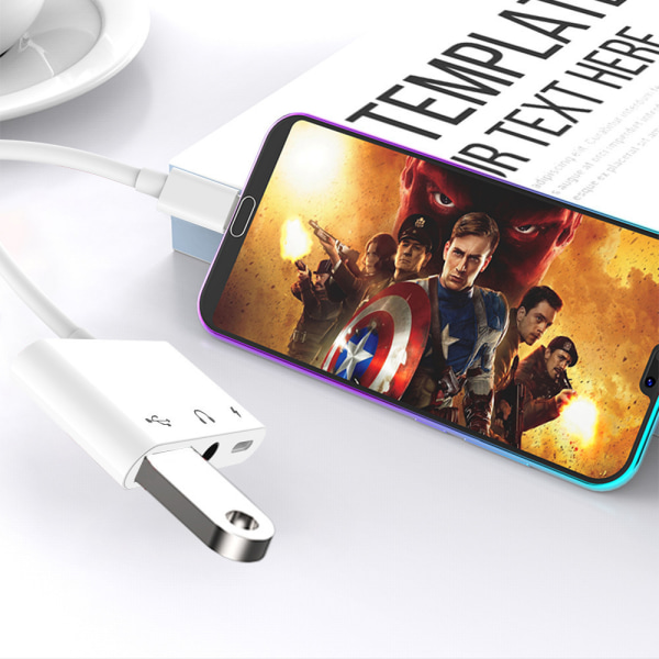 Typ-c USB OTG-ljudadapter 3 i 1 USB-läsare Adapter USB-adapter