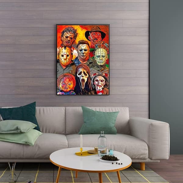 30*40cm 5D Diamantmålningssatser Full Square Skull, DIY Diamantmålning