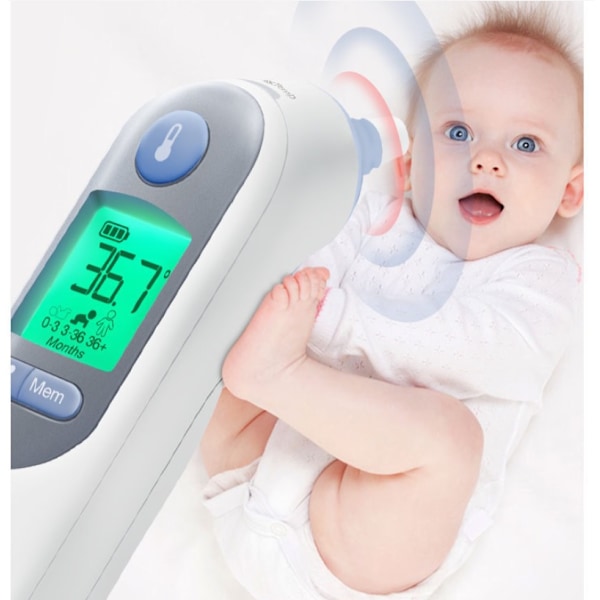 ThermoScan 6 Örontermometer Professionell Noggrannhet, Färgskärm,