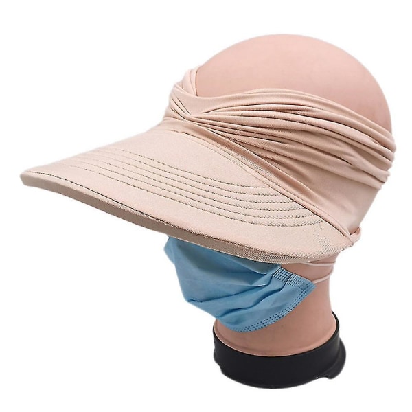 Baseball Sol Cap Sports Sol Visor Tom Hat Uv Beskyttelse Solhatte Kvinder Uv Beskyttelse Ild Strand（Rød）